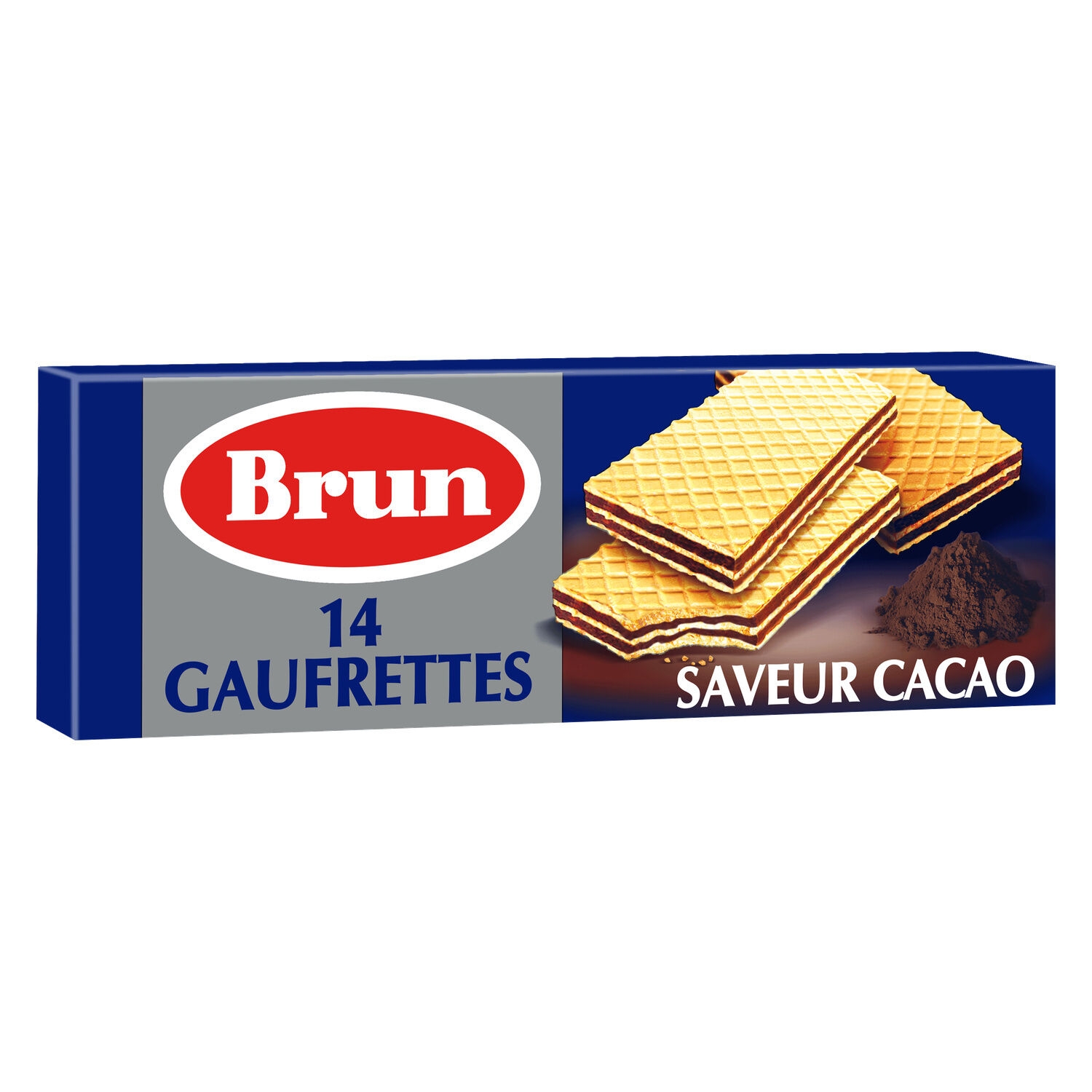 Livraison à domicile Brun Gaufrettes saveur cacao (x14), 146g