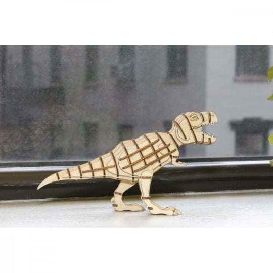 Jouet bois Puzzle Dinosaure en bois CARREFOUR WOODEN : le puzzle à Prix  Carrefour