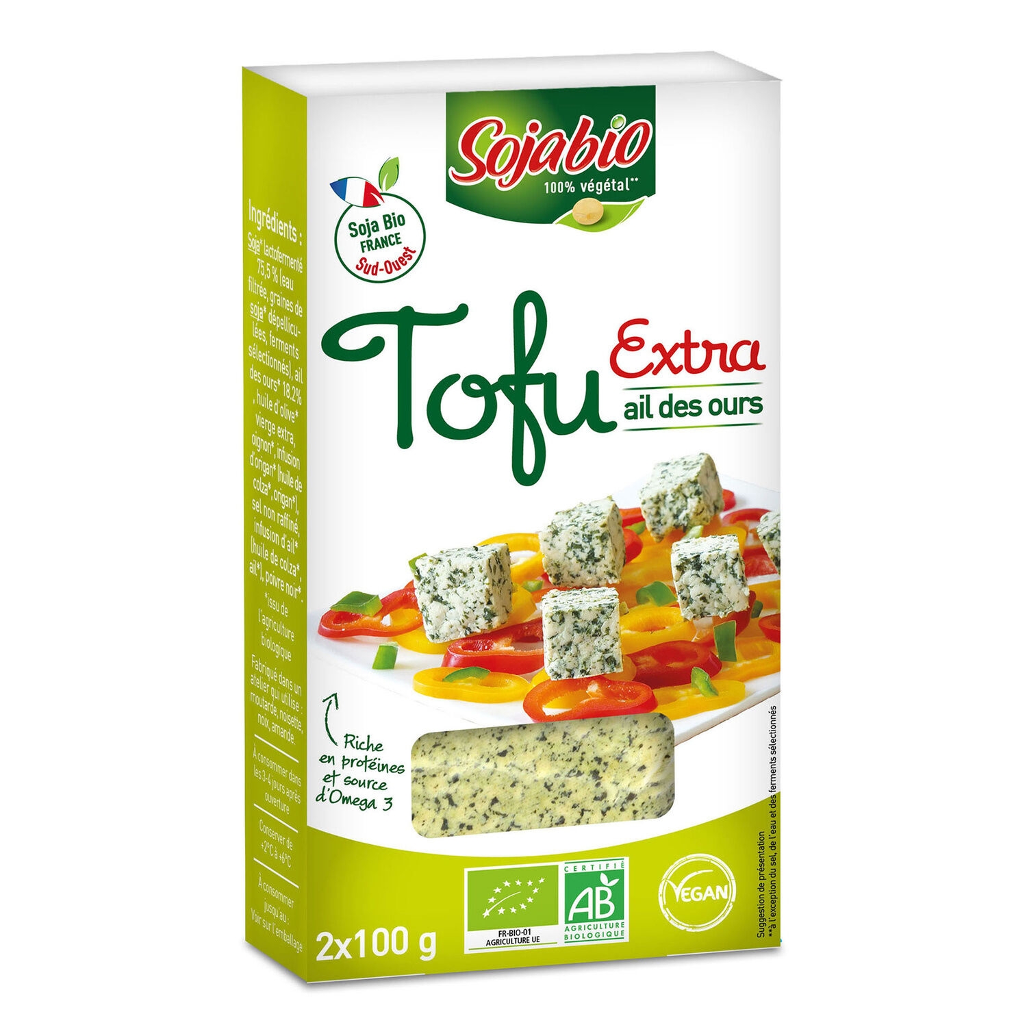 Tofu fumé bio CEREAL : les 2 sachets de 100 g à Prix Carrefour
