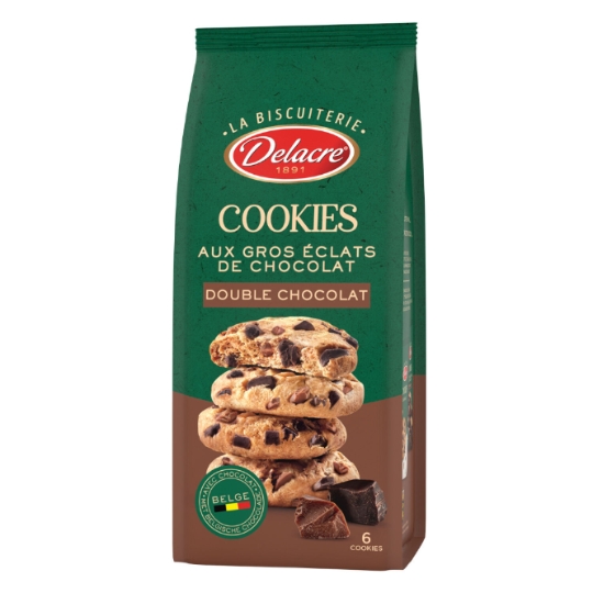 Delacre Cookies, Tentation Chocolat, 5,2 Oz /150 Gr