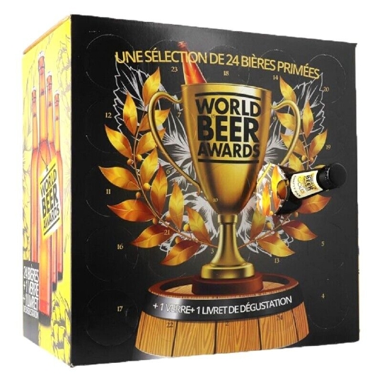 Calendrier de l'avent bières : la boite de 24 bières à Prix Carrefour