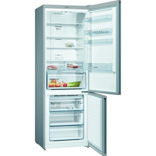Réfrigérateur Combiné 70cm 505l Nofrost Inox à Prix Carrefour