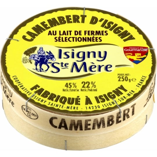 Camembert Isigny Ste Mere La Boite De 250 G à Prix Carrefour 