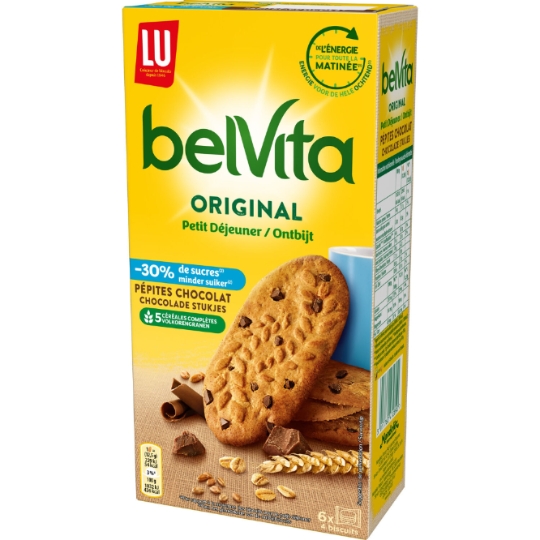 Lu belvita biscuits petit déjeuner chocolat 400g - Courses à Domicile