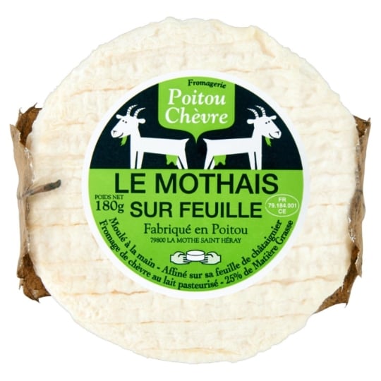 Fromage Le Mothais Sur Feuille Fromagerie Poitou Chevre Le Fromage De 180g à Prix Carrefour 