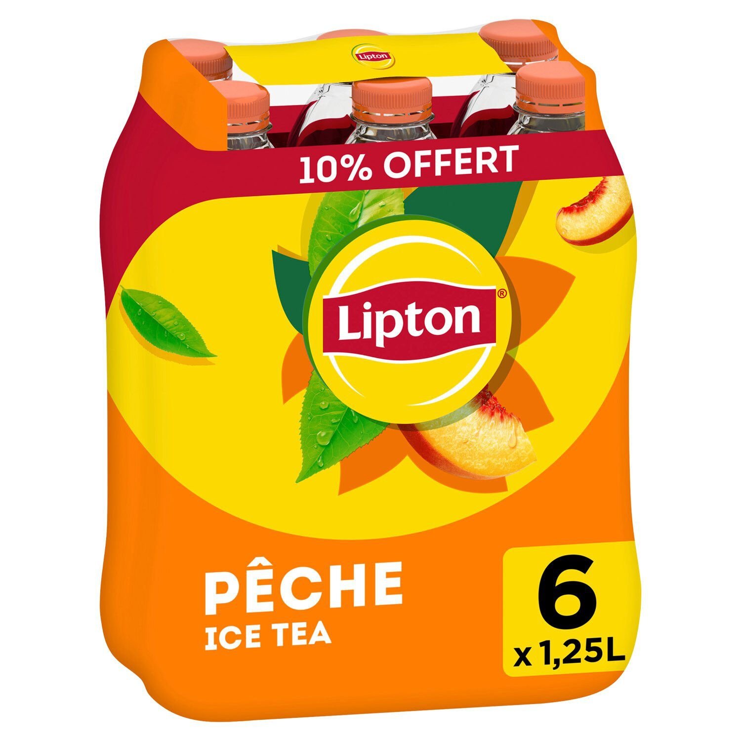 Lipton Ice Tea DUO saveur Pêche Abricot 1,5L