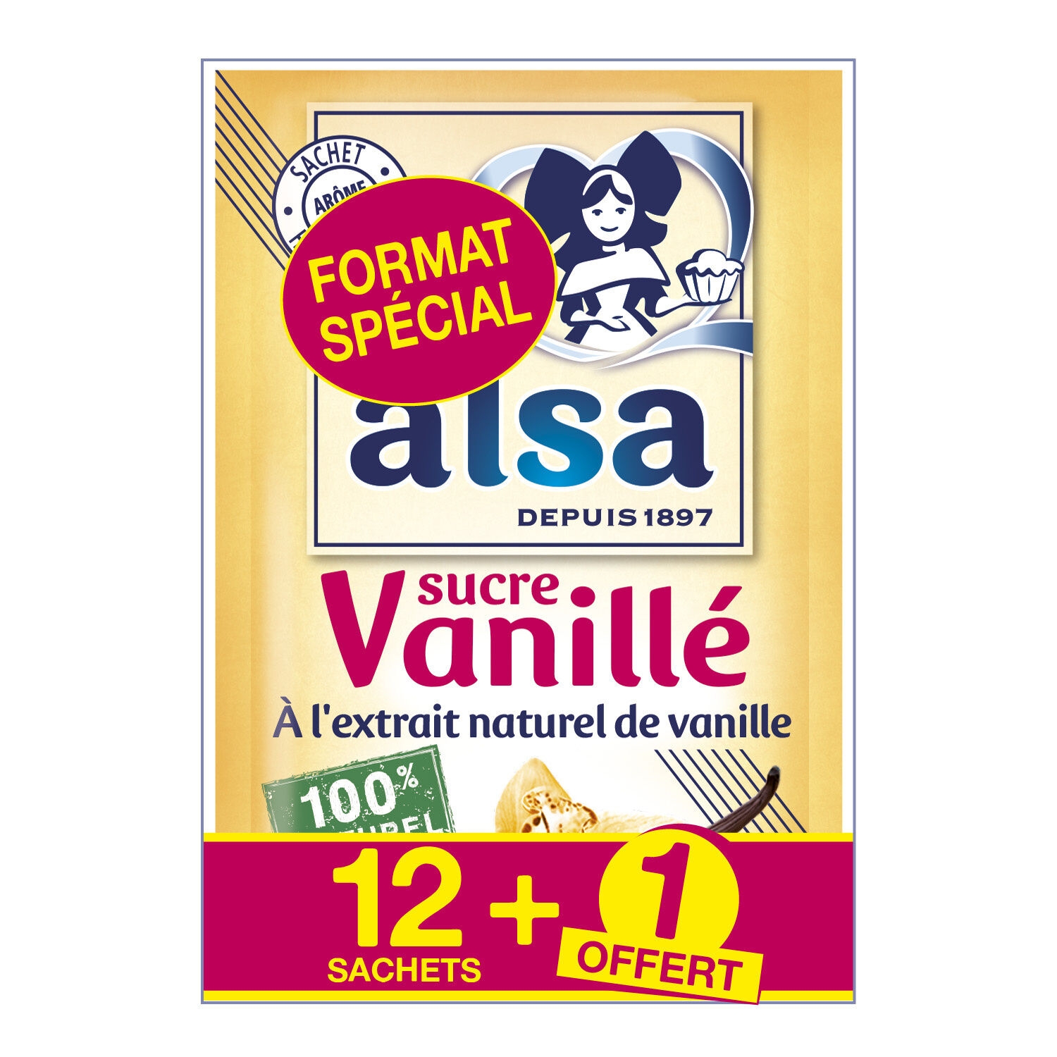 Extrait de vanille - alsa - depuis 1897