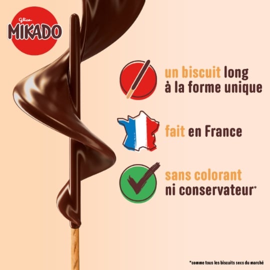 Mikado Chocolat Blanc - Eating Poucet