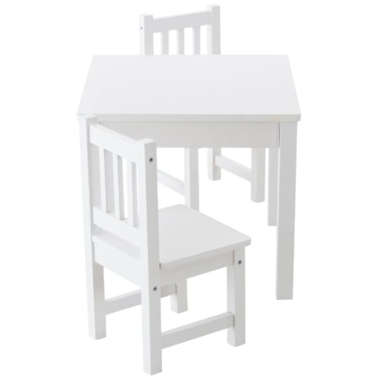 Carrefour - Set Balcon 1 table + 2 chaises - Blanc - Ensembles tables et  chaises - Rue du Commerce