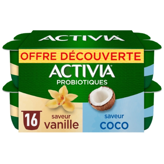 Yaourts gourmands : vanille, coco  La Belle Vie : Courses en Ligne -  Livraison à Domicile
