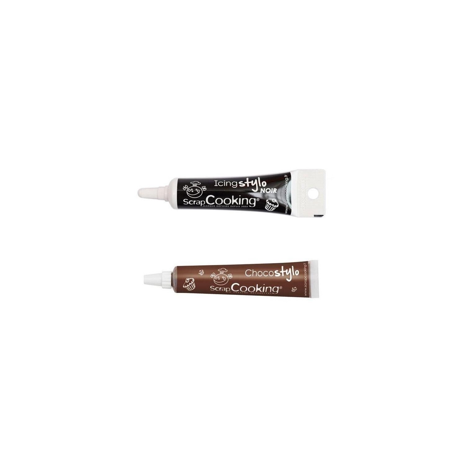 Tube Glaçage Blanc 100 G + Stylo Chocolat à Prix Carrefour