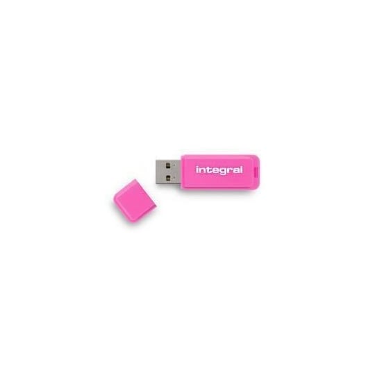 Clé USB 2.0 INTEGRAL Flash Drive Néon 16 GB (Rose)