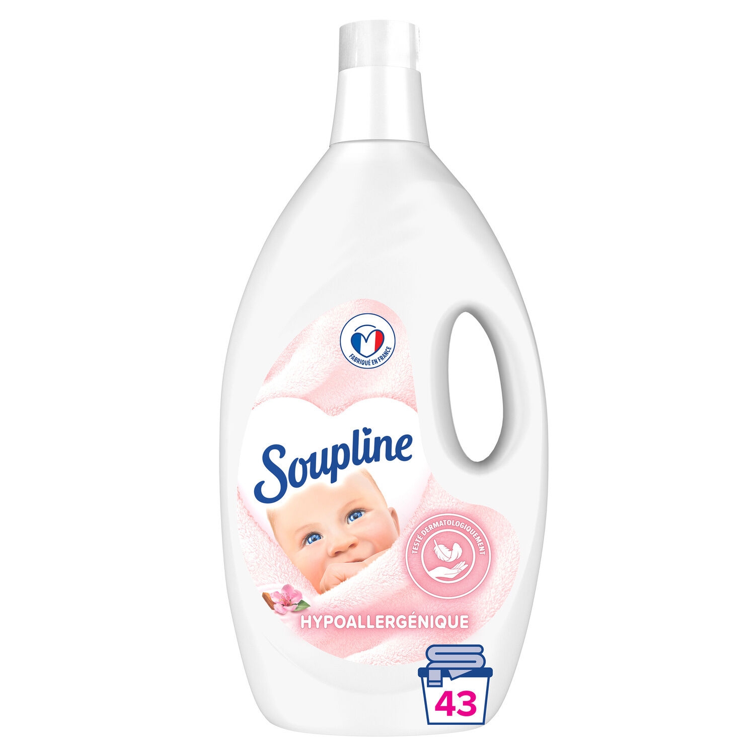 Soupline, Adoucissant, Concentré, Hypoallergénique, 2e 1/2 prix, 2 x  54 pc