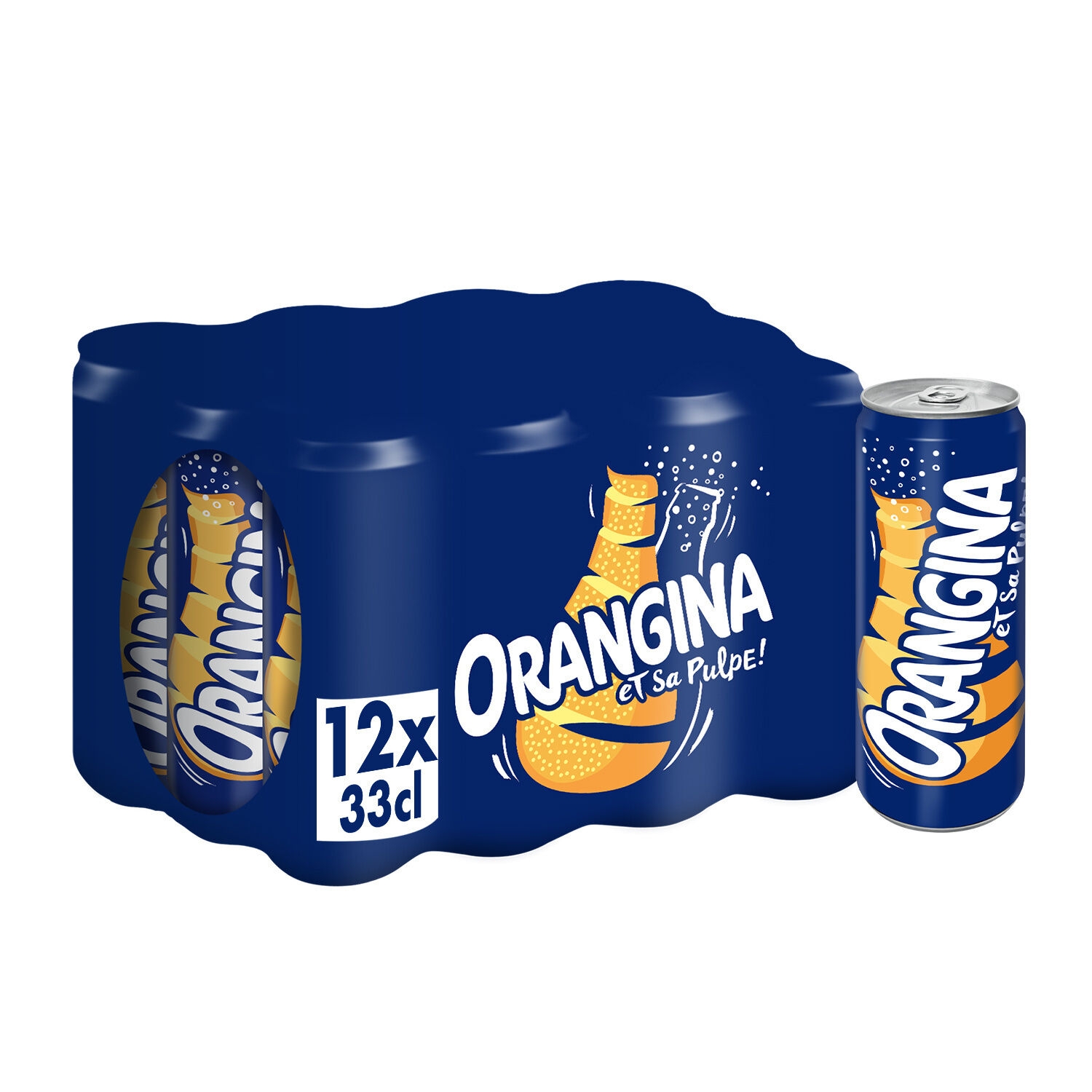Orangina 25cl, boisson gazeuse au goût unique.Livraison à domicile.