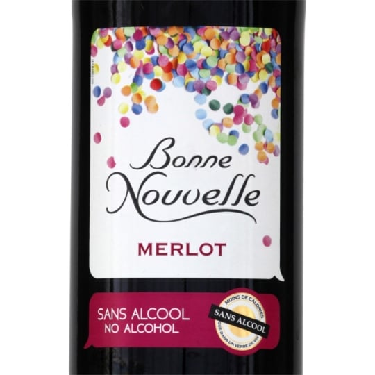 Vin Rouge Sans Alcool, Cuvée Le Merlot, Vina'O