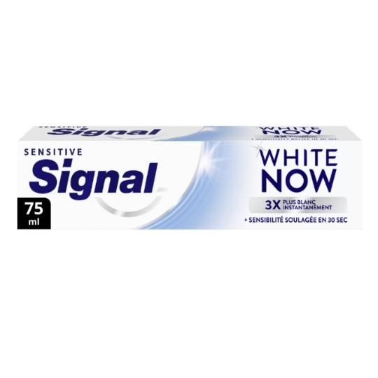 Dentifrice White Now Blancheur Sensitive Signal Le Tube De 75ml à Prix Carrefour 