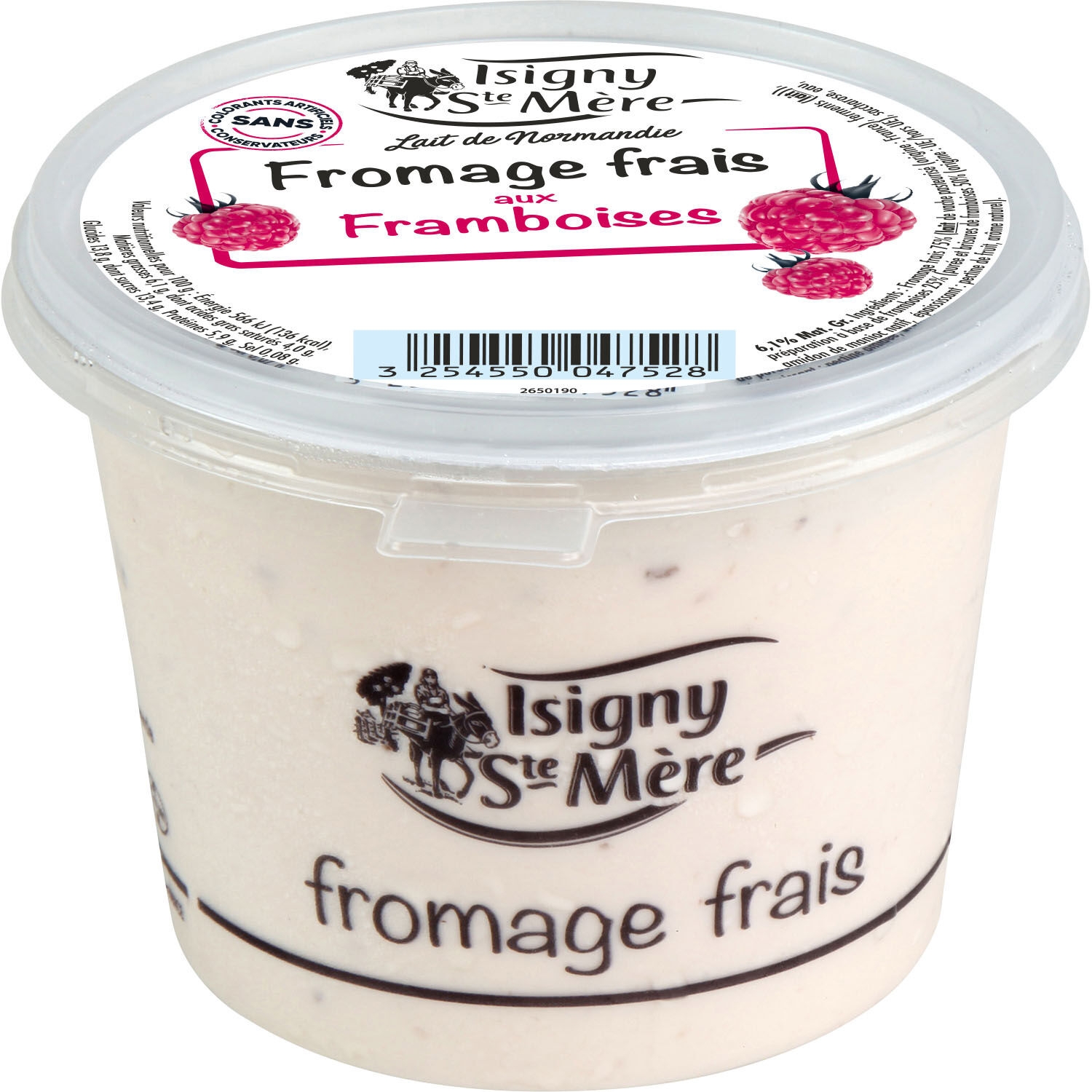Fromage Frais Framboises Isigny Ste Mere Le Pot De 500 G à Prix Carrefour 