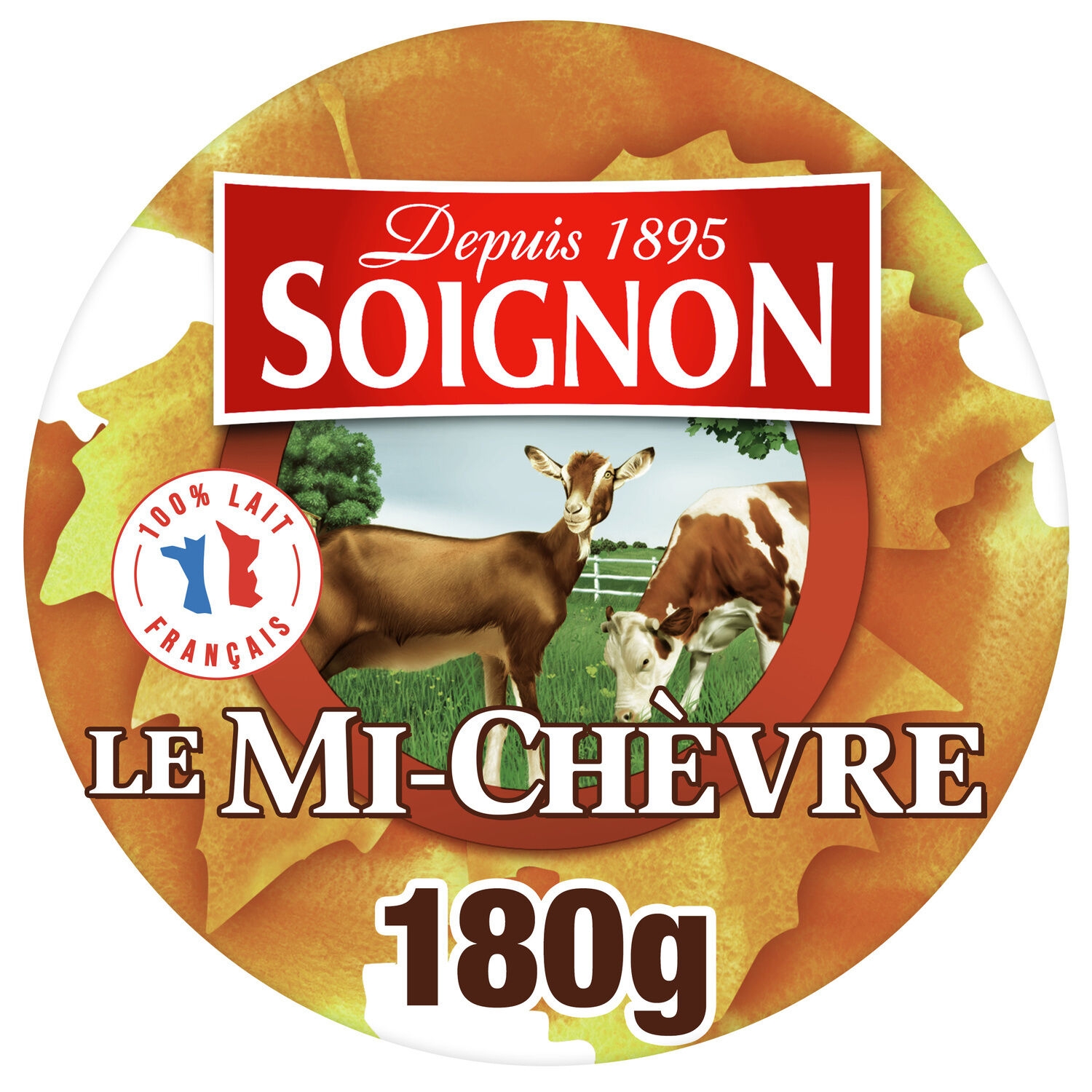 Fromage Mi Chévre Au Lait Pasteurisé Doux Et Crémeux Soignon Le Fromage De 180 G à Prix Carrefour 