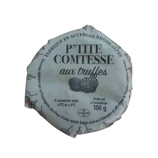 Fromage Ptite Comtesse Aux Truffes Societe Laitiere De Vichy La Pièce De 100g à Prix Carrefour 