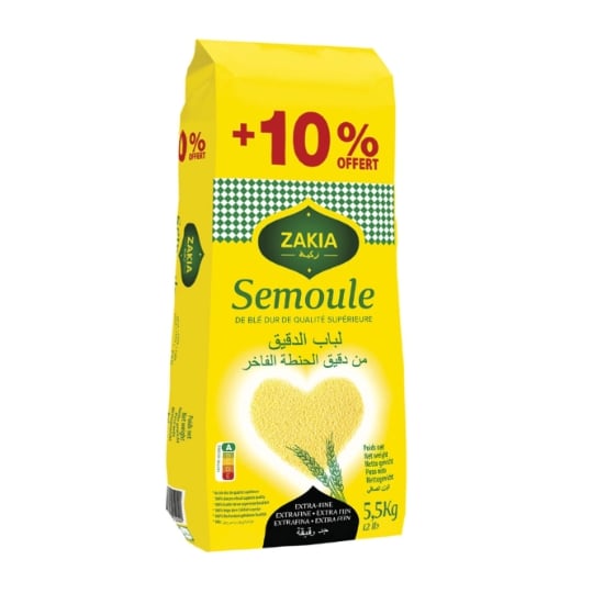 Lot 3x Semoule extra fine - Grain de Frais - paquet 1kg