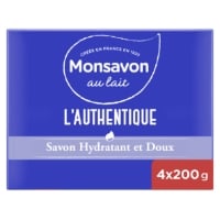 PERSAVON Savon de Marseille glycérine 200 g 4 Pièces - Lot de 2