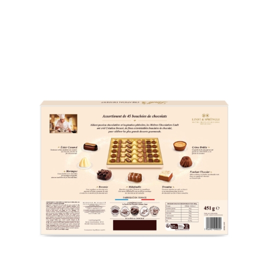Chocolat Création Dessert Lindt La Boîte De 451 G à Prix Carrefour 1113