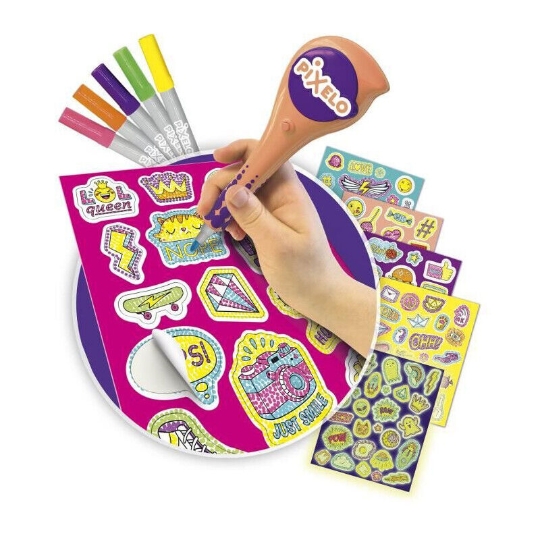 Pixelo - Sticker Set - Activités Artistiques - Coloriage Et Dessins - Des 6  Ans - Lansay à Prix Carrefour