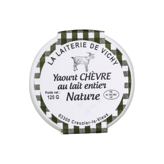 Yaourt Chèvre Au Lait Entier Nature La Laiterie De Vichy Le Pot De 125g à Prix Carrefour 