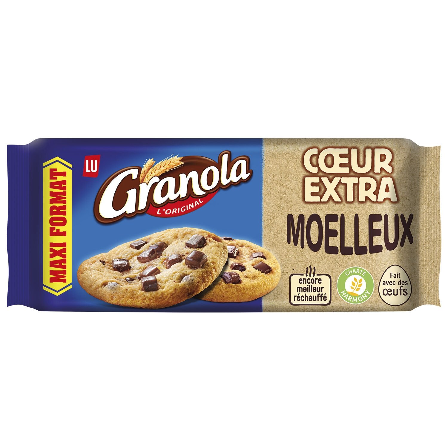 LU Granola L'Original Gros Éclats de Chocolat & Amandes Caramélisées 184g  (lot de 6) 